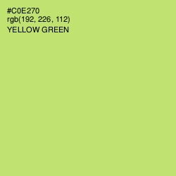 #C0E270 - Yellow Green Color Image